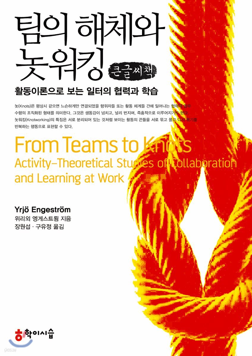 팀의 해체와 놋워킹 큰글씨책