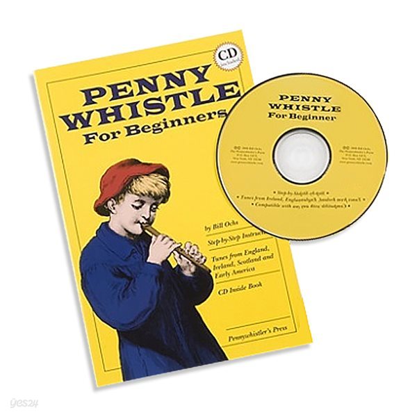 페니 휘슬 교본 / PENNY WHISTLE For Beginners + CD