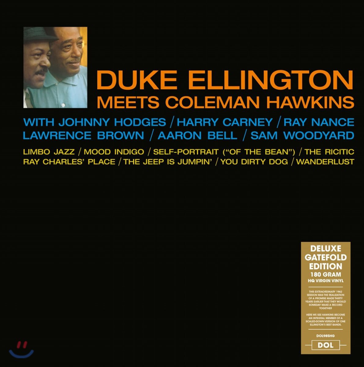 Duke Ellington &amp; Coleman Hawkins (듀크 엘링턴 &amp; 콜맨 호킨스) - Duke Ellington Meets Coleman Hawkins (Deluxe) [LP]