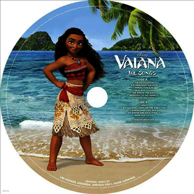 Walt Disney — Vaiana (모아나) (Soundtrack)(Picture Disc) 앨범 커버