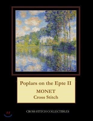 Poplars on the Epte II: Monet Cross Stitch Pattern