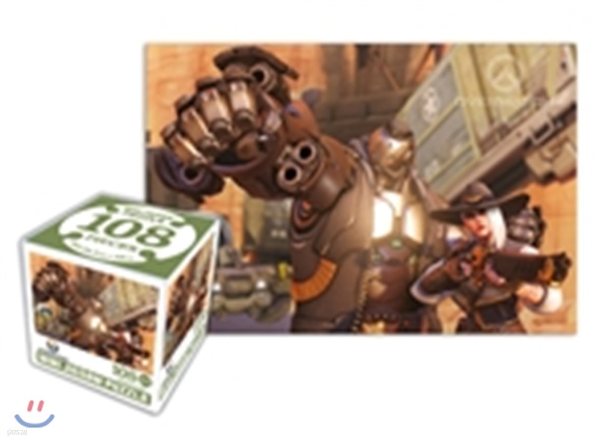 오버워치 108PCS 직소퍼즐 : 애쉬와 밥