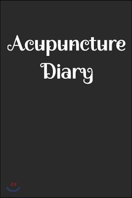 Acupuncture Diary -- Blank lined notebook journal