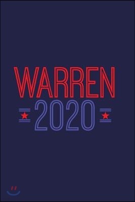 Warren 2020: Elizabeth Warren 2020 Notebook (6x9) - Warren 2020 Gift - Election 2020 Notebook - Elizabeth Warren 2020 Journal - Eli