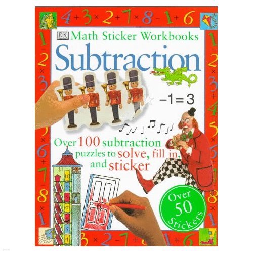 Math Sticker Workbooks: Subtraction [Paperback]