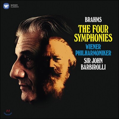 John Barbirolli — John Barbirolli 브람스: 교향곡 전곡 (Brahms: Four Symphonies) 앨범 커버