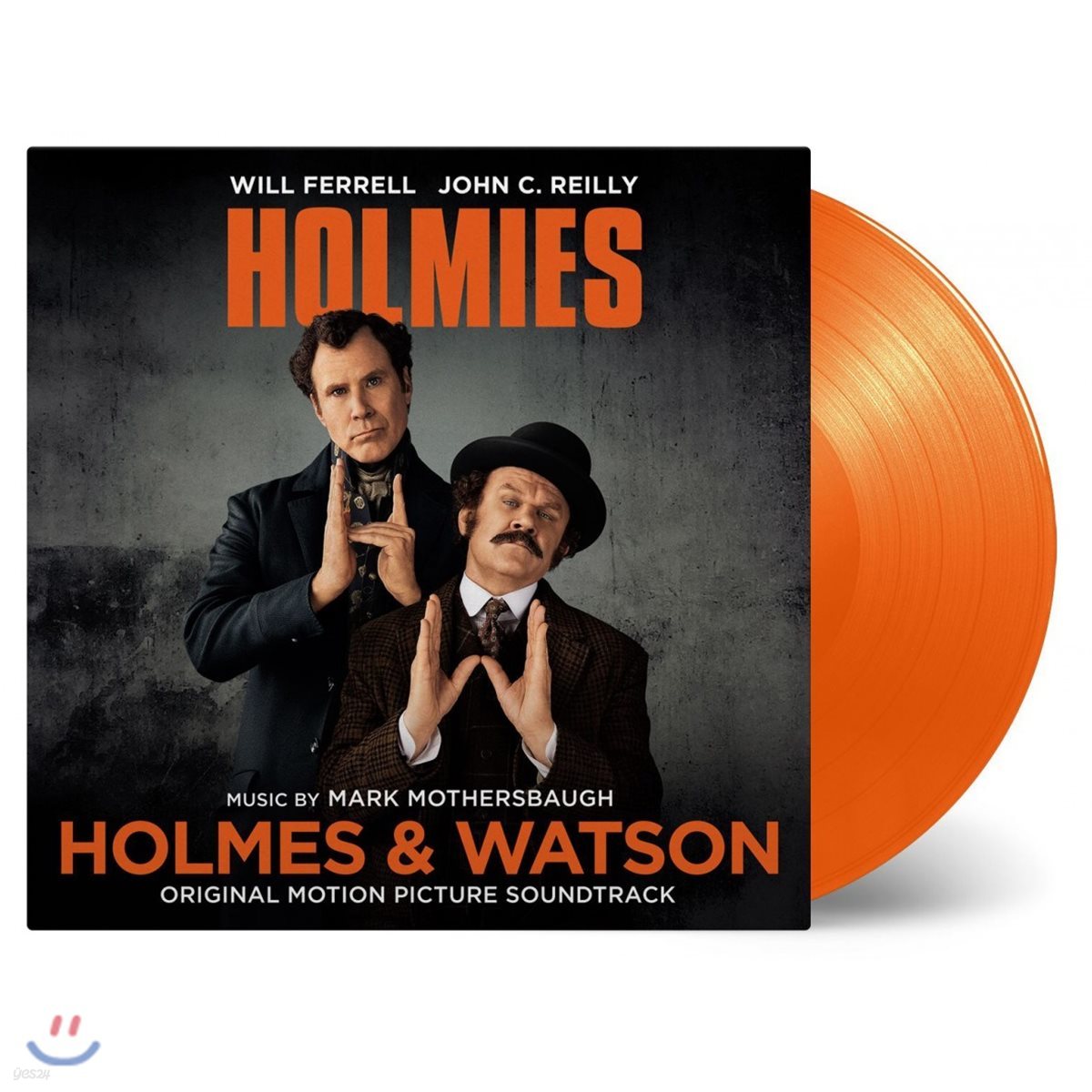 홈즈 앤 왓슨 영화음악 (Holmes &amp; Watson OST by Mark Mothersbaugh) [오렌지 컬러 LP]