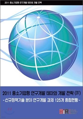 2011 중소기업형 연구개발 테마와 개발 전략 4