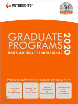 Graduate Programs in the Humanities, Arts & Social Sciences 2020