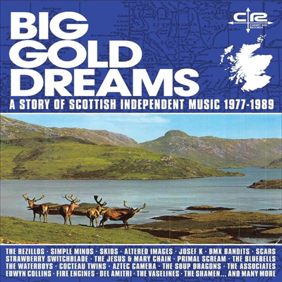 Various Artists - Big Gold Dreams: A Story Of Scottish Independent Music 1977 - 1989 (Hardcover Book)(5CD)