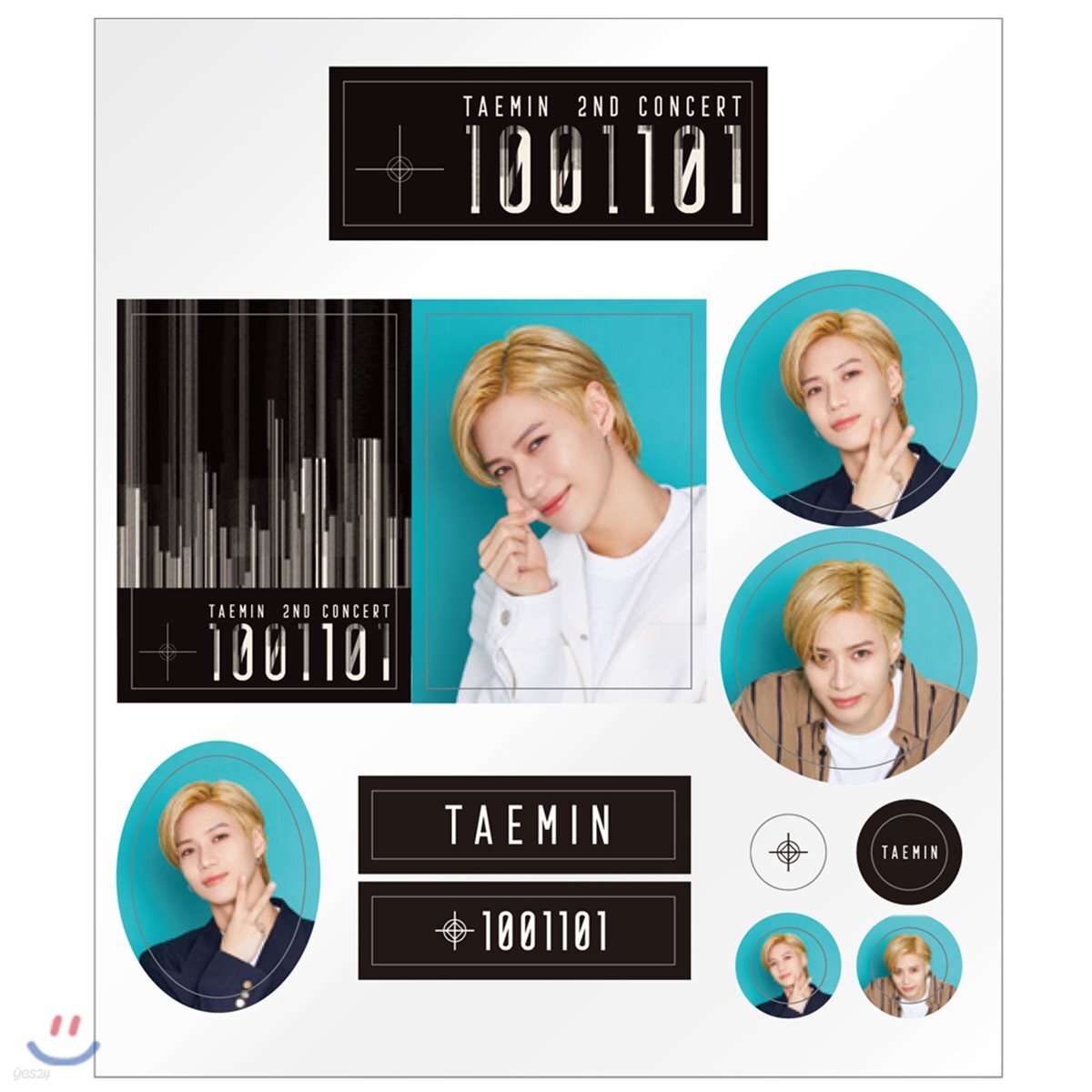 TAEMIN 2nd CONCERT T1001101 에폭시스티커 SET