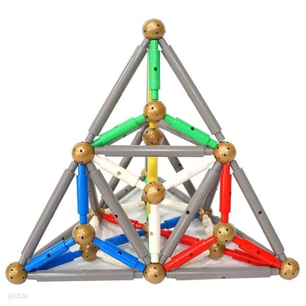 매쓰타임 정사 면체 학습 108피스 초등 교구 장난감