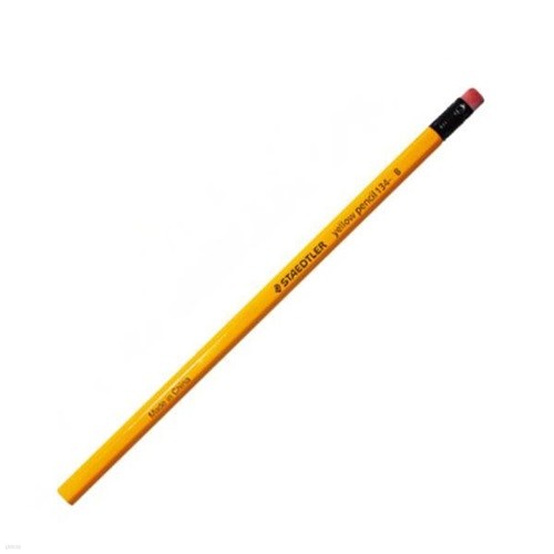 스테들러 옐로우펜슬 134 지우개연필 12개입 펜...