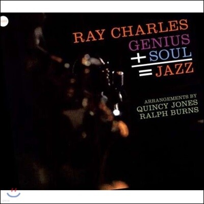 Ray Charles — Genius + Soul = Jazz 앨범 커버