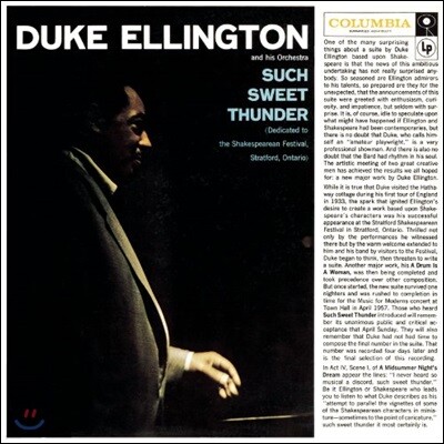 Clark Terry, Jimmy Hamilton, Britt Woodman, Johnny Hodges, Cat Anderson, Quentin Jackson, Paul Gonsalves, Harry Carney, — Duke Ellington (듀크 엘링턴) - Such Sweet Thunder 앨범 커버