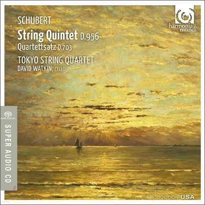 Tokyo String Quartet Ʈ :   D.956 &   D.703 (̿ϼ) (Schubert : String Quintet D. 956, Quartettsatz D.703)