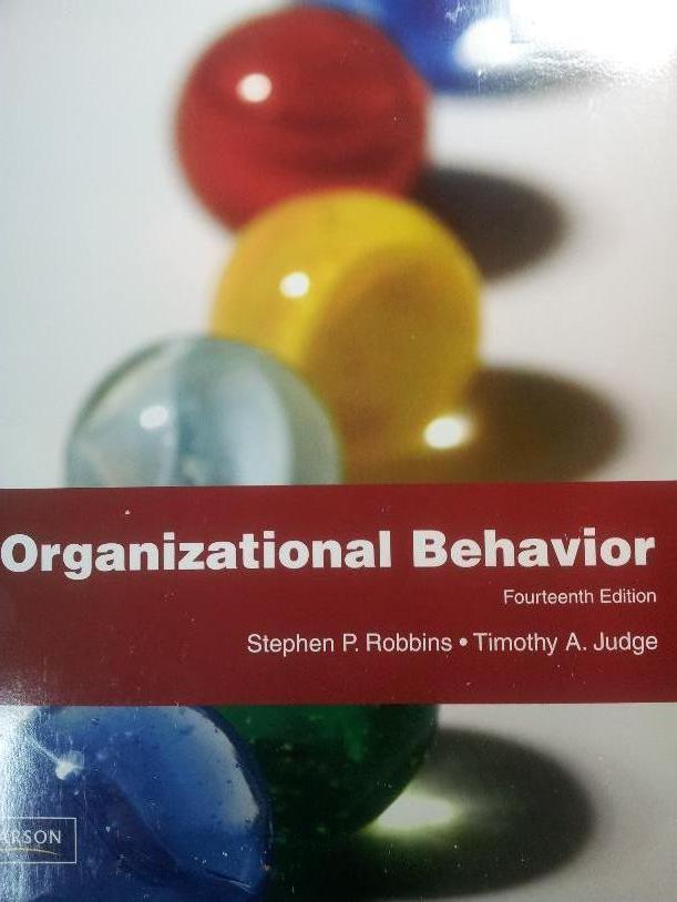 organizational behavior 조직행동론 