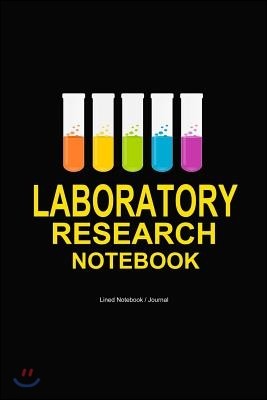 Laboratory Research Notebook: : Lined Notebook for Writing 120 Pages (6x 9)
