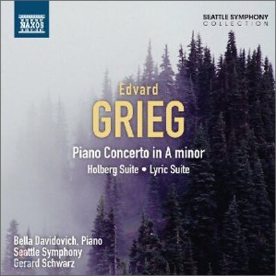 Gerard Schwarz / Bella Davidovich 그리그: 피아노 협주곡 A단조, 홀베르크 모음곡, 서정 모음곡 (Grieg: Piano Concerto, Holberg Suite, Lyric Suite)