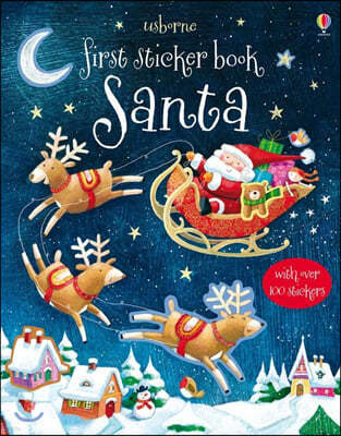 First Sticker Book Santa
