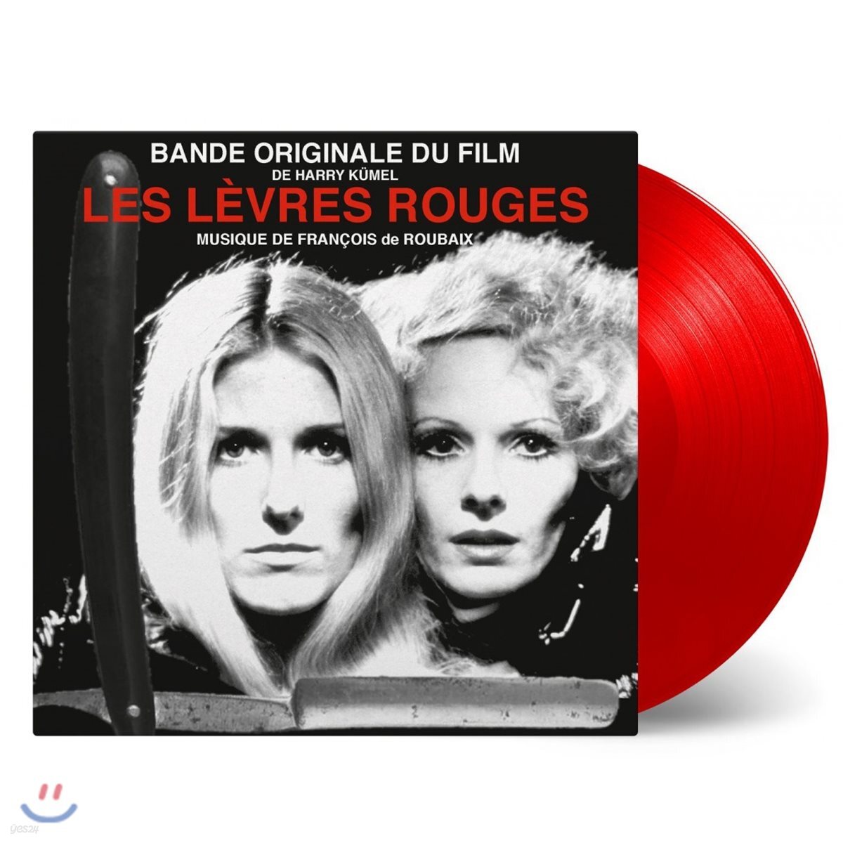 어둠의 딸들 영화음악 (Les Levres rouges OST by Francois de Roubaix) [7인치 투명 레드 컬러 LP]