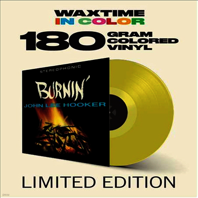 John Lee Hooker — Burnin' (2 Bonus Tracks)(Remastered) 앨범 커버
