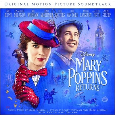 Soundtrack — 메리 포핀스 리턴즈 영화음악 (Mary Poppins Returns: The Songs) 앨범 커버