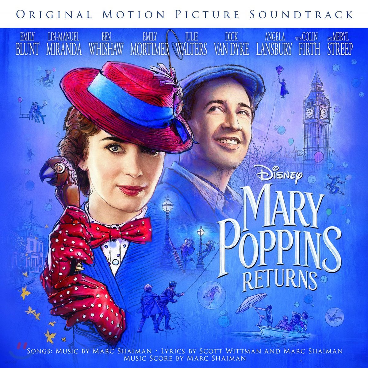 메리 포핀스 리턴즈 영화음악 (Mary Poppins Returns: The Songs) [레드 컬러 LP]