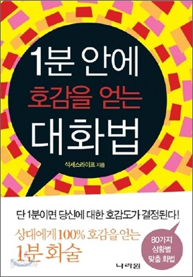 1분 안에 호감을 얻는 대화법