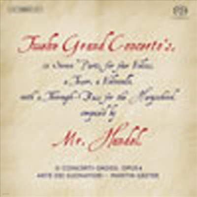  : 12  ְ Op.6 (Handel : Twelve Grand Concertos) (3 for 2) (SACD Hybrid) - Martin Gester