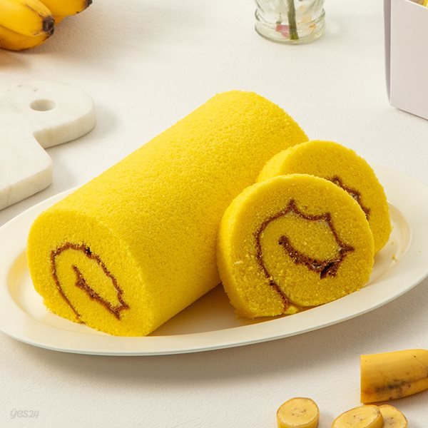 [1＋1] 경성빵집 수제 바나나 롤케이크 500g × 2개
