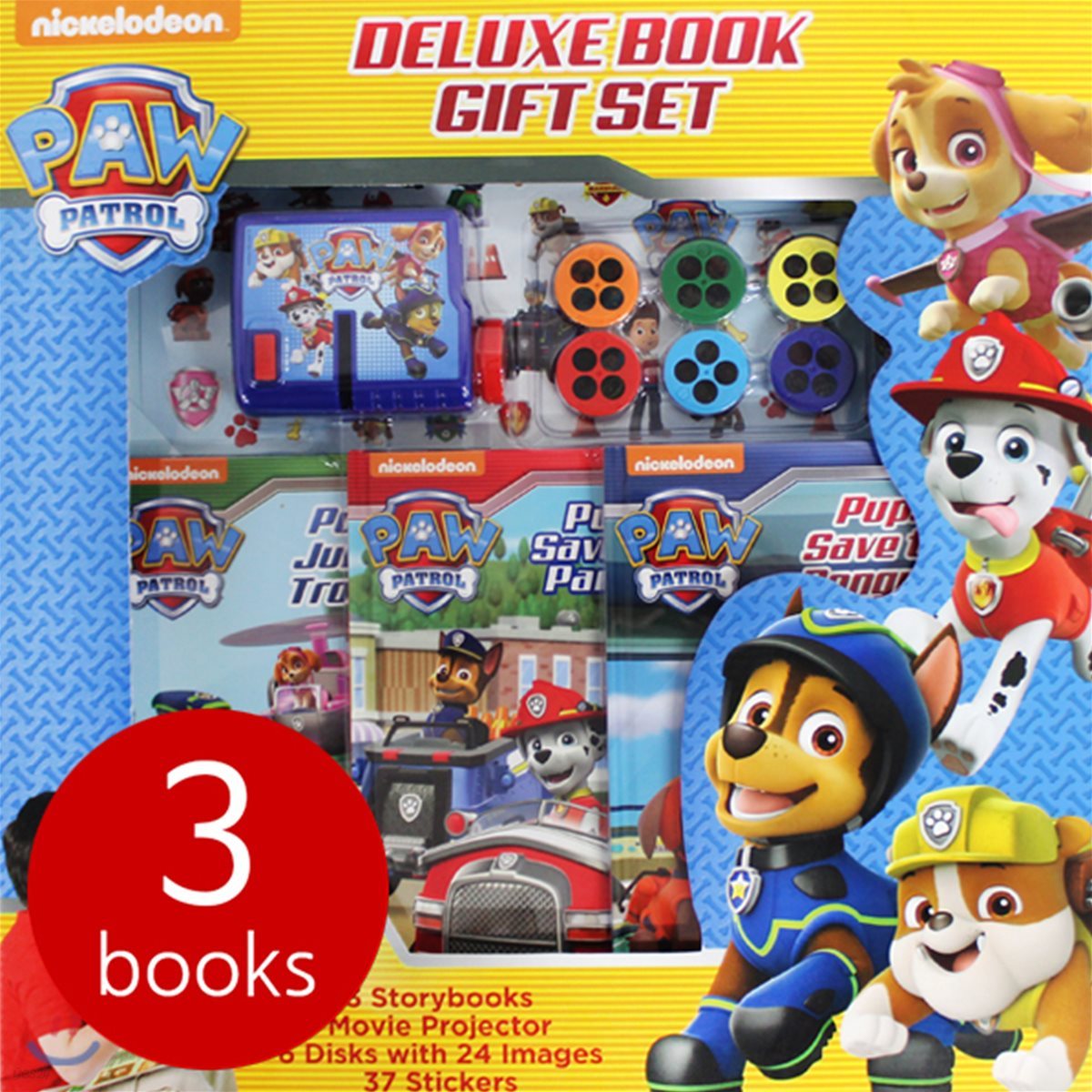 Paw Patrol Deluxe Book Gift Set : 니켈로디언 퍼피구조대 디럭스 기프트 세트