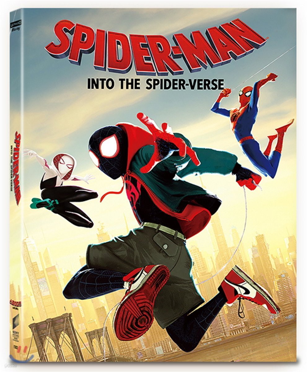 스파이더맨 : 뉴 유니버스 (2Disc 4K UHD + 2D B Type 렌티큘러 오링케이스 스틸북 한정판) : 블루레이