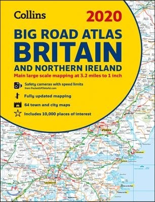 2020 Collins Big Road Atlas Britain and Northern Ireland