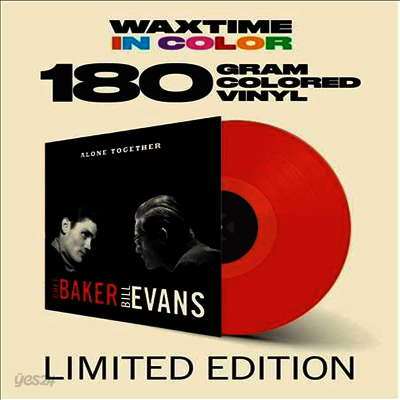 Chet Baker & Bill Evans - Alone Together (Ltd. Ed)(Remastered)(Bonus Track)(180G)(Red Vinyl)(LP)