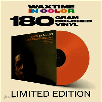 John Coltrane - Ballads (Ltd. Ed)(Remastered)(Bonus Track)(180G)(Orange Vinyl)(LP)