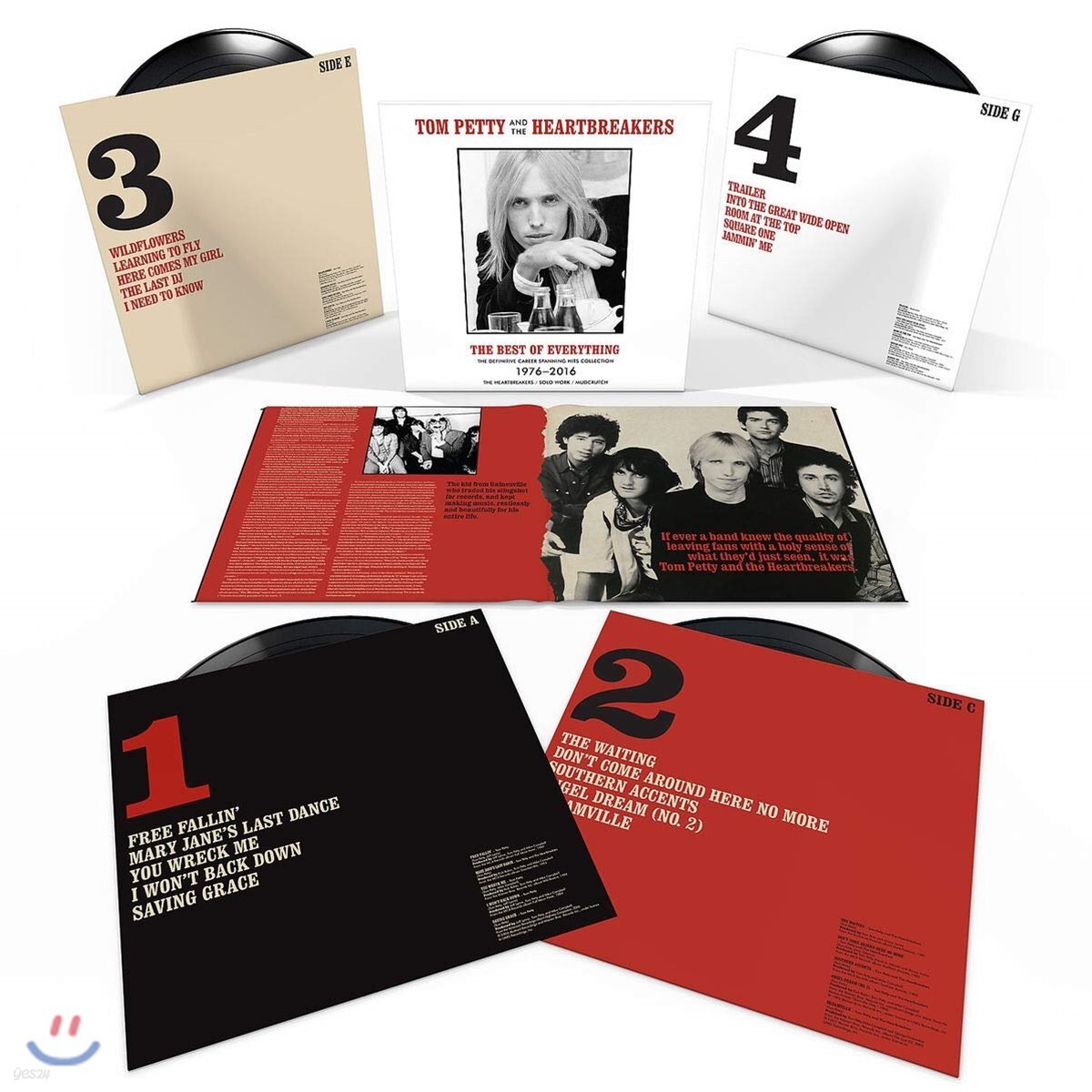 Tom Petty & The Heartbreakers (톰 페티 앤 더 하트브레이커스) - The Best Of Everything: The Definitive Career Spanning Hits Collection 1976-2016 [4LP 박스세트]