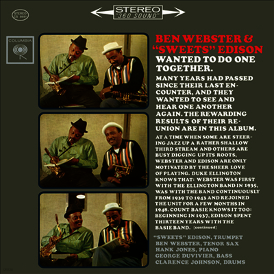 Ben Webster — Ben Webster & "Sweets" Edison Jazz Party in Stereo 앨범 커버