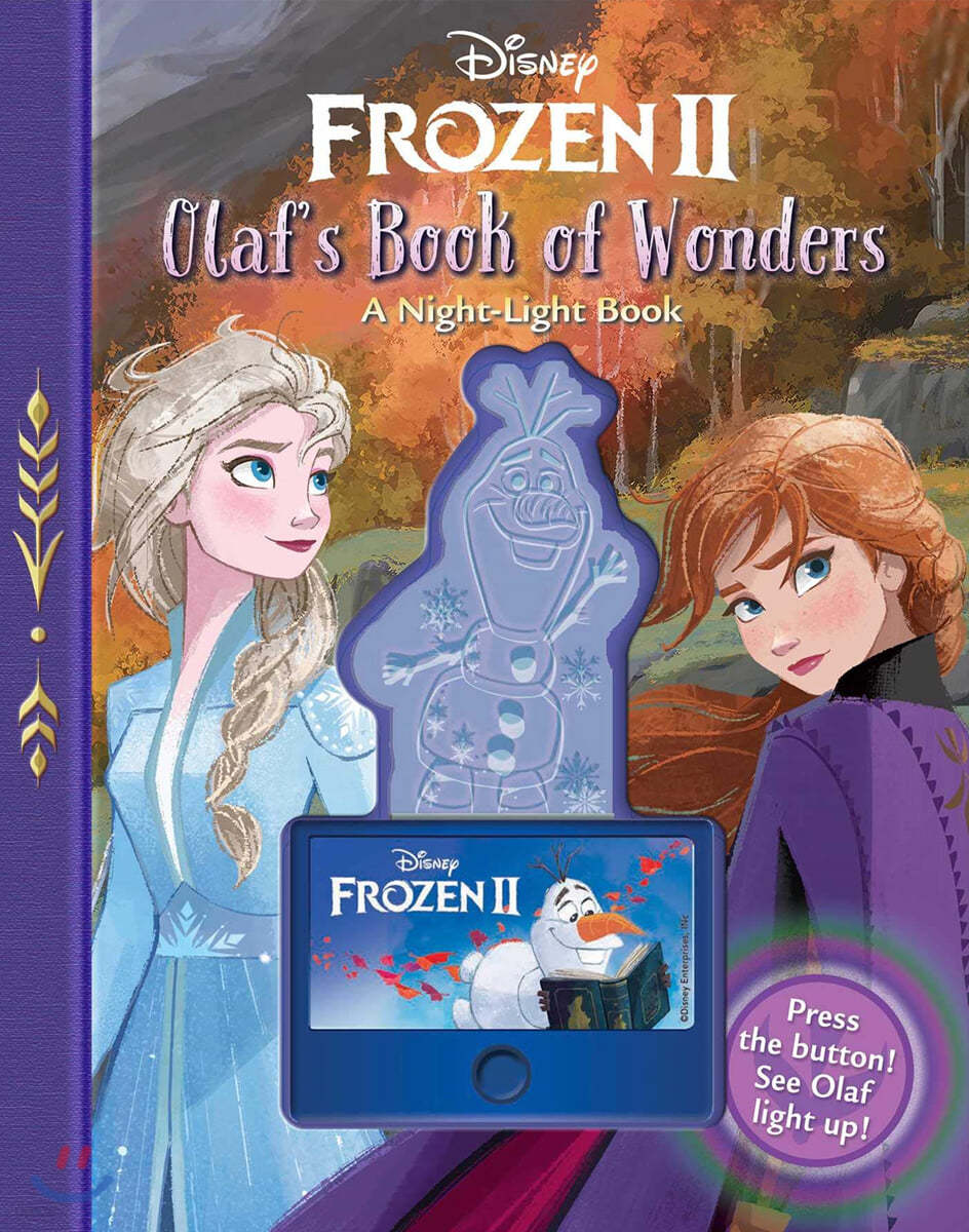 Disney Frozen 2: Olaf's Book of Wonders 디즈니 겨울왕국 2 : 불켜지는 올라프책