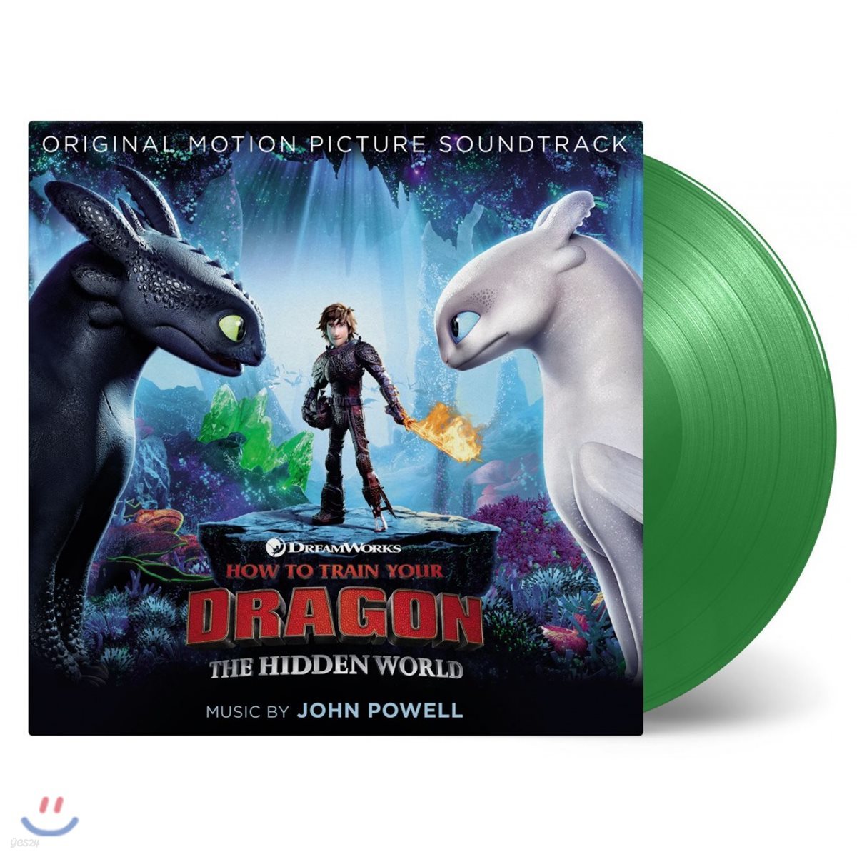 드래곤 길들이기 3 영화음악 (How To Train Your Dragon 3 OST by John Powell) [드래곤그린 컬러 2LP]