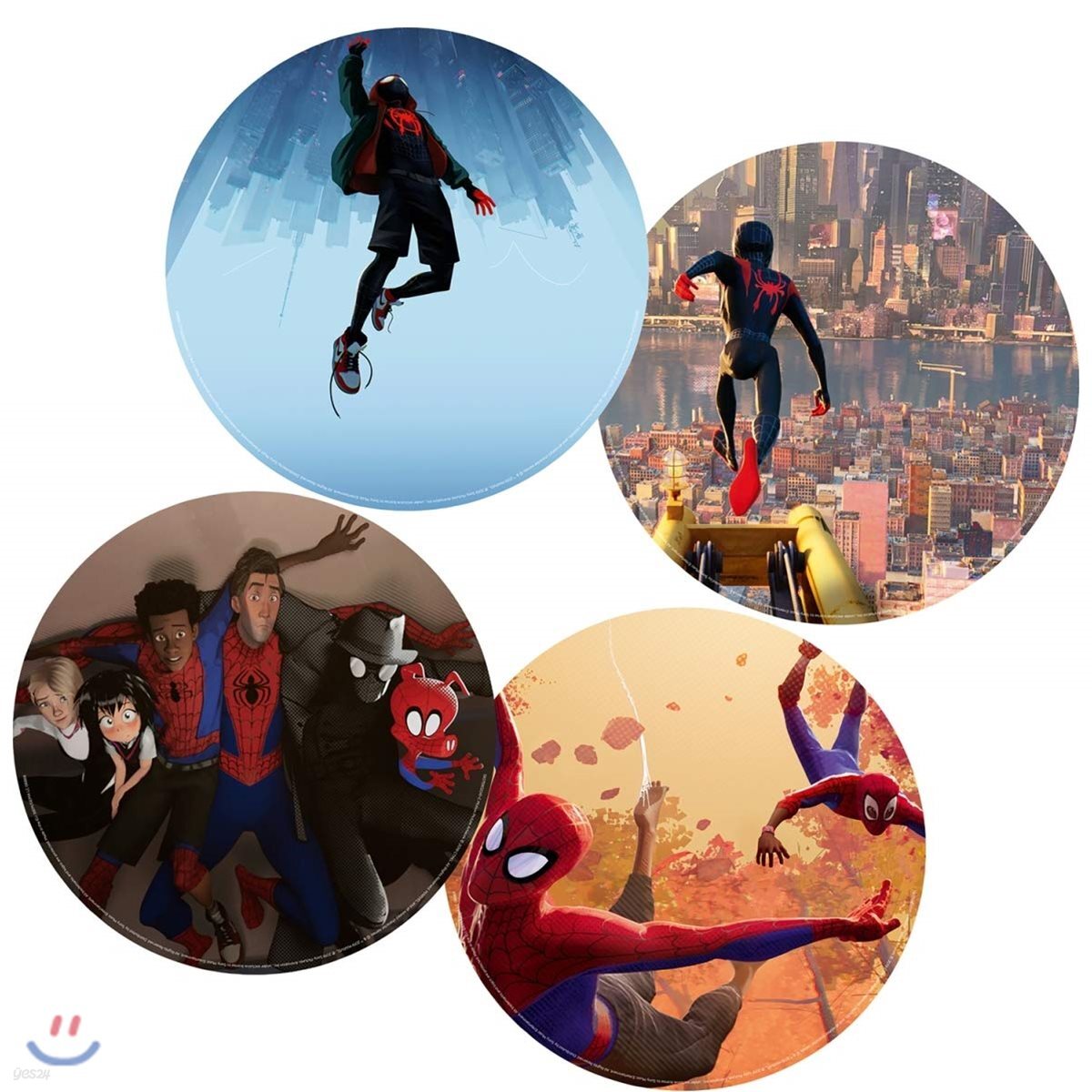 스파이더맨: 뉴 유니버스 오리지널 스코어 영화음악 (Spider-Man: Into The Spider-Verse Original Score by Daniel Pemberton) [픽쳐 디스크 2LP]