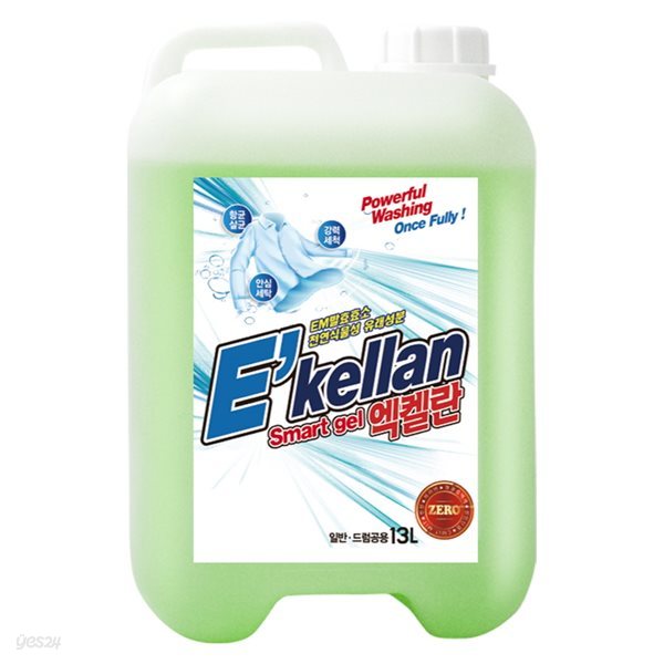 [공장직영] 엑켈란 대용량 스마트겔 액체세제(겸용) 13L 1개 / 세탁세제 세제