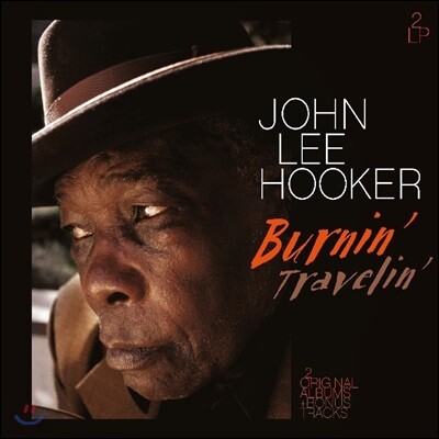 John Lee Hooker — Burnin' Travelin' 앨범 커버