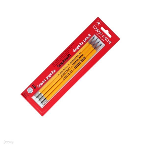 까렌다쉬 그라파이트 옐로우 연필(HB/4입)
