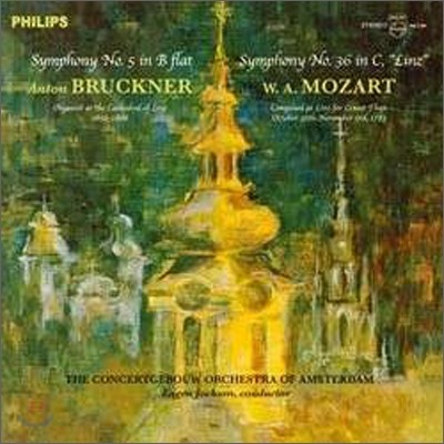 Eugen Jochum ũ:  5 / Ʈ:  36 '' (Bruckner: Symphony No.5 / Mozart: Symphony No.36 'Linz') [2 LP]