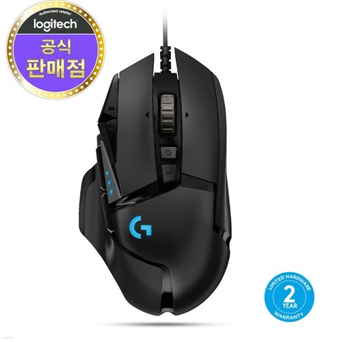 로지텍코리아 로지텍G G502 HERO 게이밍 마우스