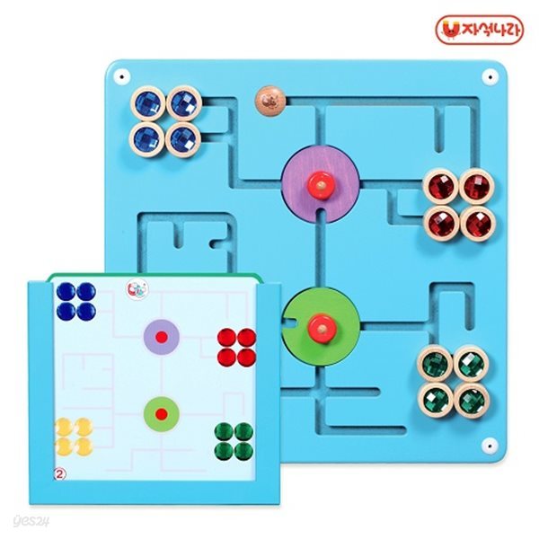 [자석나라] 고고토이즈 원목완구 크리스탈 컬러매칭 (벽걸이/미로/수학교구)