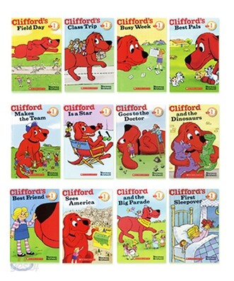 Scholastic Reader : Clifford 시리즈 12종 Book Set
