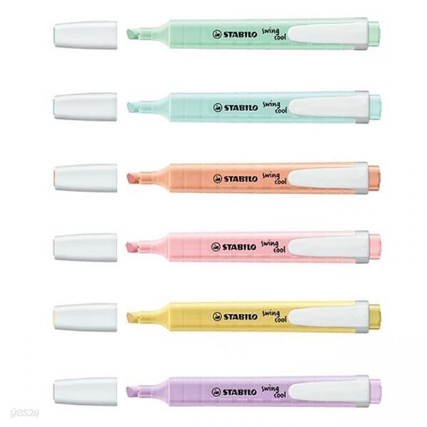 스타빌로 스윙쿨 파스텔 하이라이터 형광펜