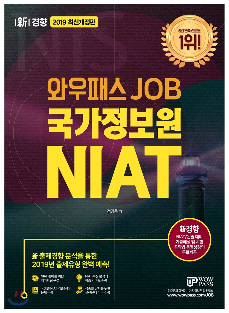 2019 와우패스JOB 국가정보원 NIAT